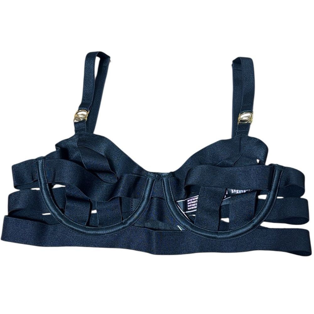 Victoria’s Secret women’s 32A unlined balconet bra‎ bondage strappy lingerie